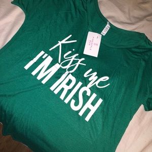Kiss me I’m Irish tee never worn